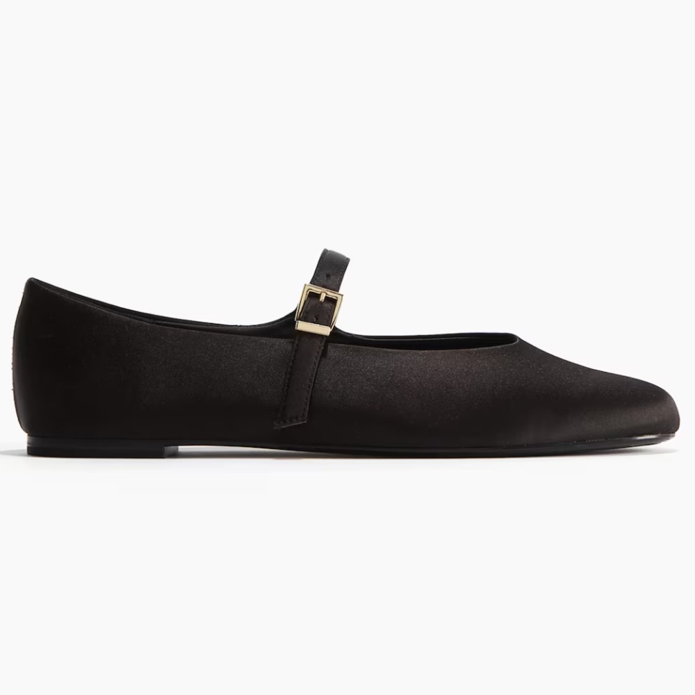 Elegant Black Mary Jane Flats